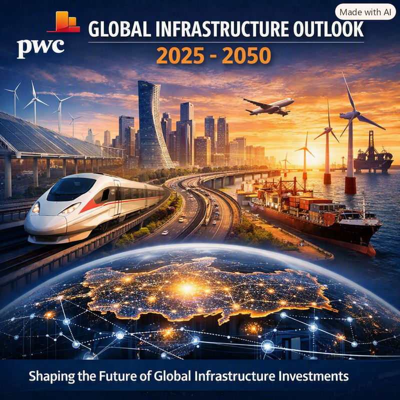PwC’nin Nisan 2026’da yayımladığı “Global Infrastructure Outlook 2025-2050” Rapor Gündemde – Raporda Türkiye de Yer Alıyor