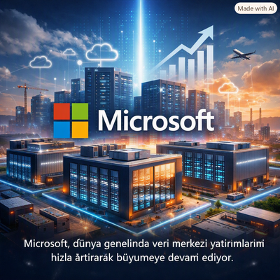 Microsoft, 2032'ye Kadar Veri Merkezi Kapasitesini Üç Katına Çıkarmayı Planlıyor